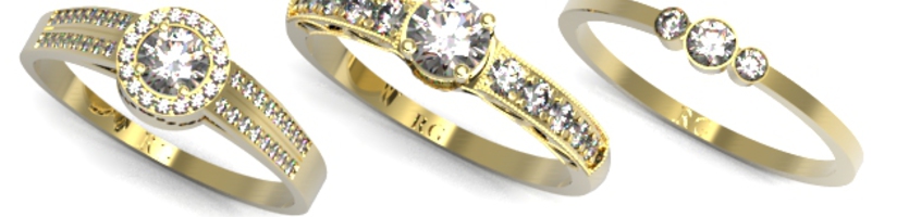 Sárga arany eljegyzési gyűrű, házassági, esküvői gyűrűk