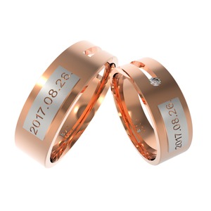 Többszínű arany karikagyűrű 1011-RF